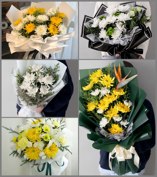 广东肇庆市德庆县永丰镇白事花束代送